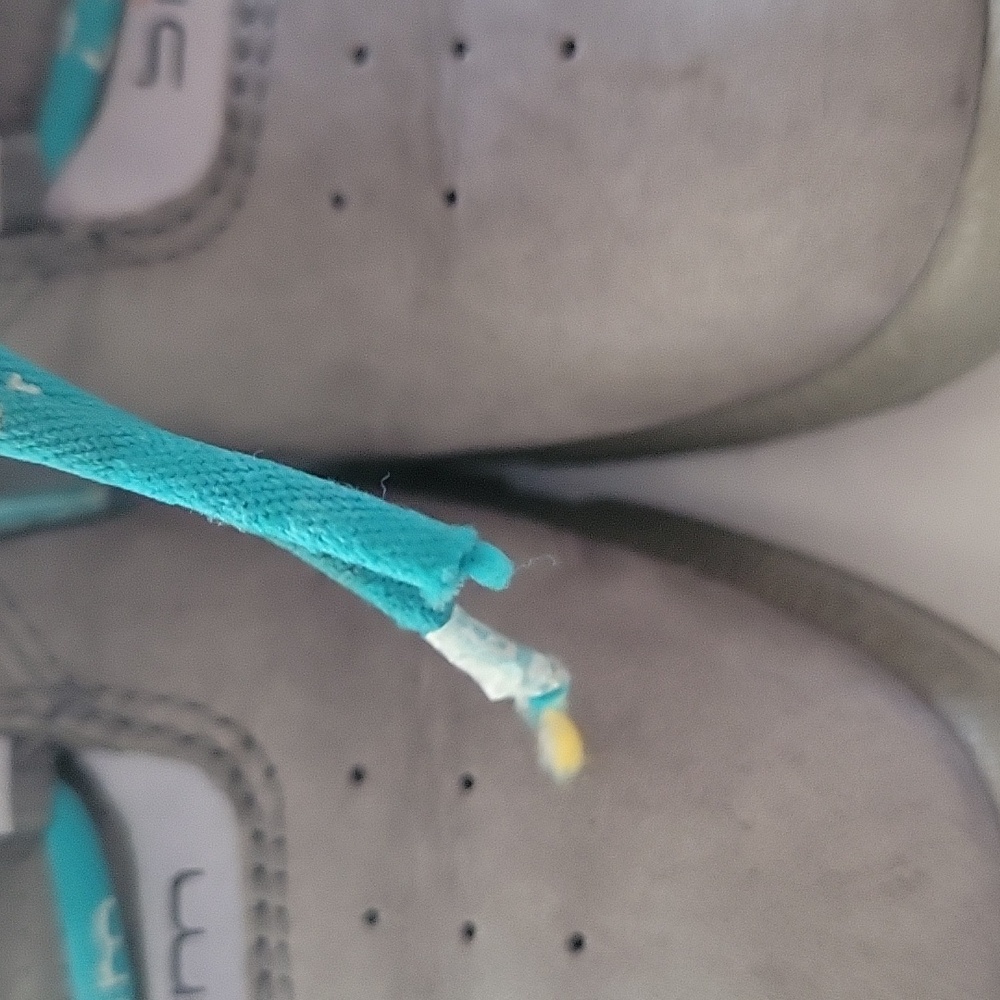 ECCO Biom Sneakers in Gray with Blue Laces Golf Shoes 8.5 - Picture 12 of 15